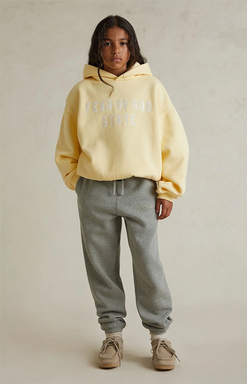 Fear of God ESSENTIALS Kids Concrete Heather Classic Sweatpants