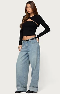 Edikted Knit Two Piece Shrug & Tube Top