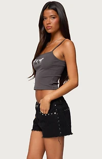 Edikted Wild Horses Graphic Tank Top
