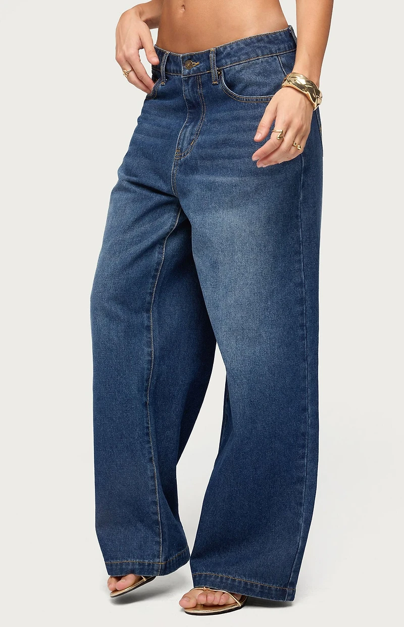Edikted Nichol Low Rise Baggy Jeans
