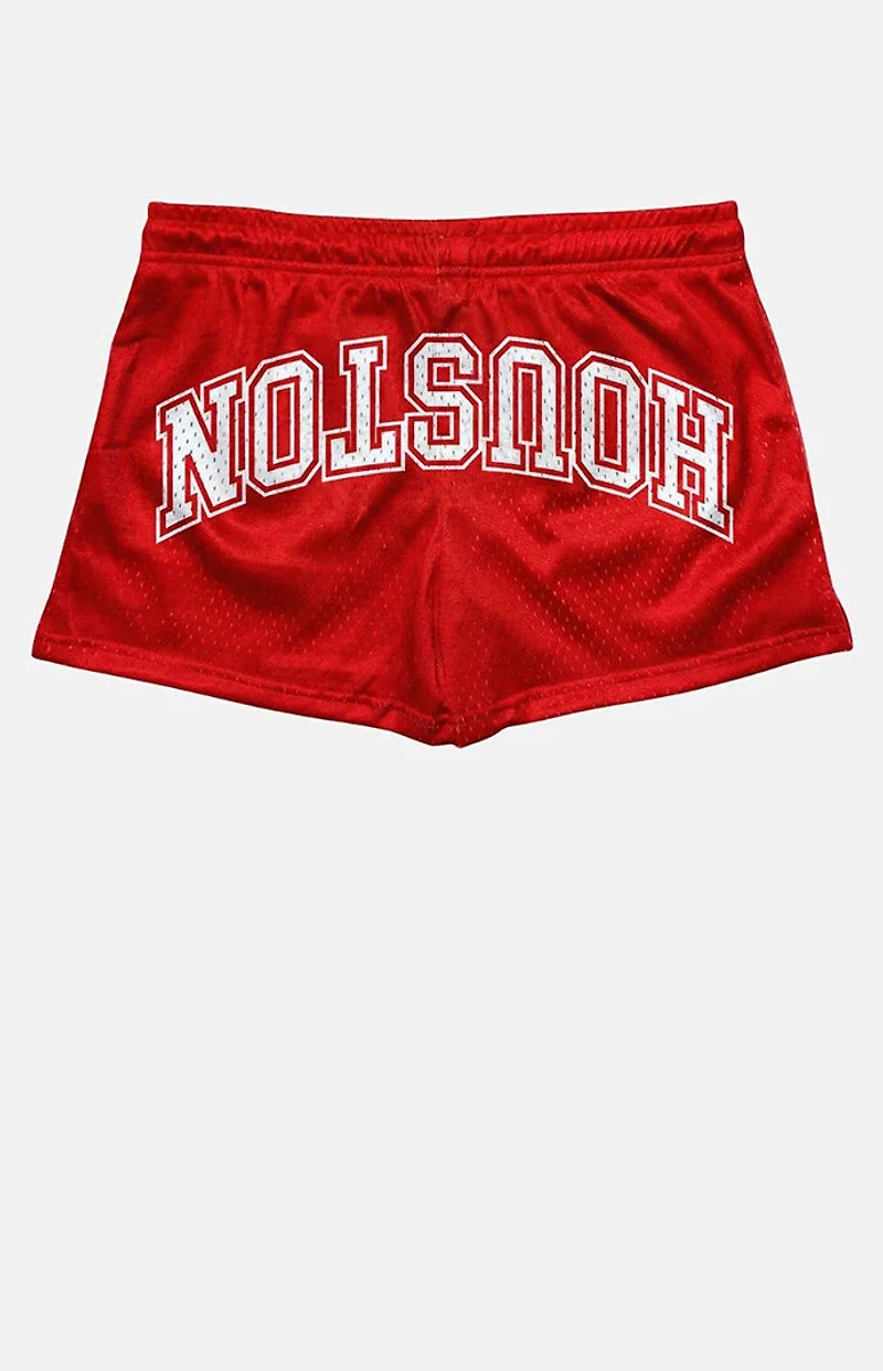 UPSIDE University of Houston Cougars Mini Mesh Shorts