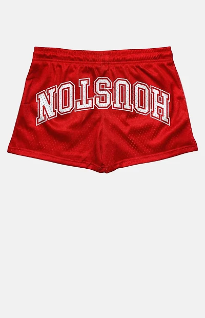 UPSIDE University of Houston Cougars Mini Mesh Shorts