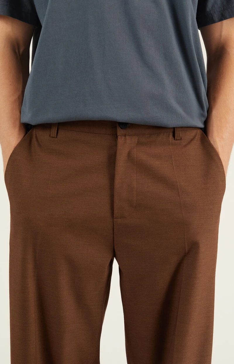 Pacsun Brown Baggy Trousers