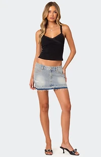 Edikted Amilia Lace Trim Tank Top