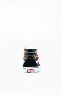 Vans Kids Pixel Flame Sk8-Hi Shoes