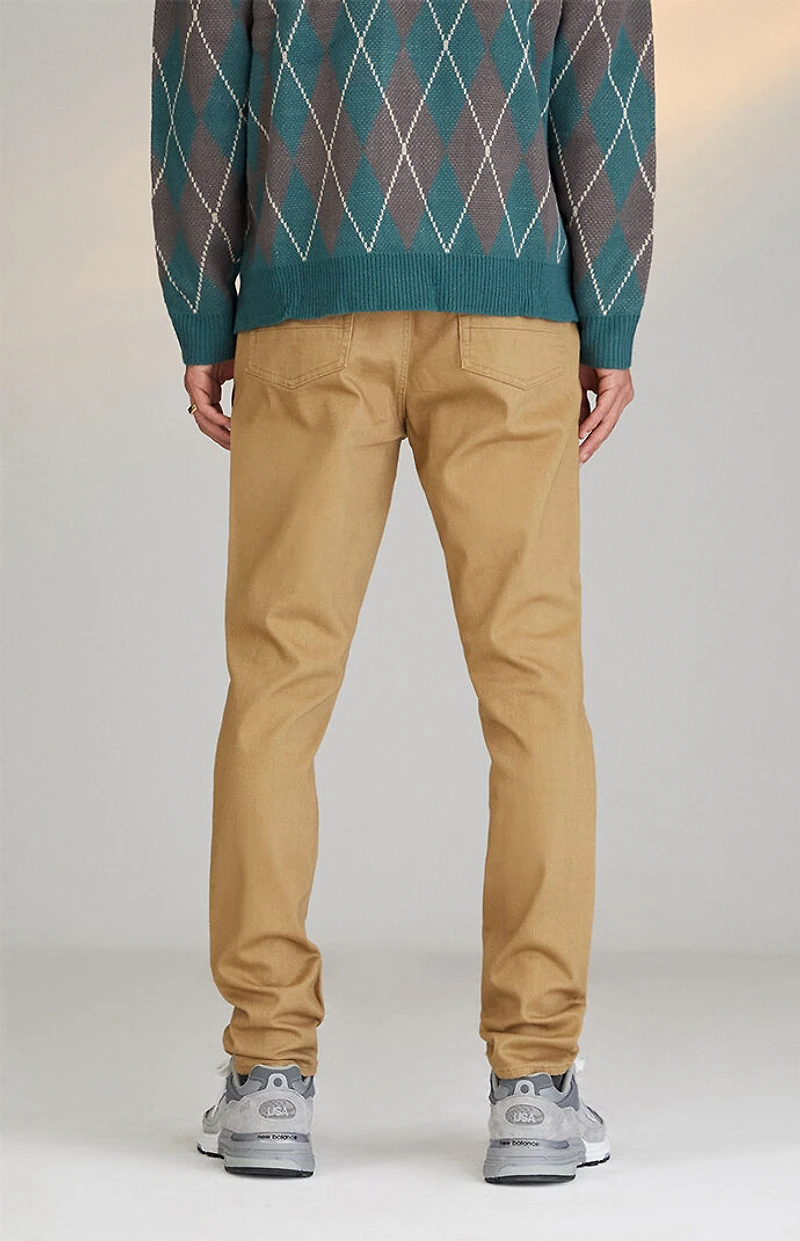 Pacsun Khaki Stacked Skinny Jeans