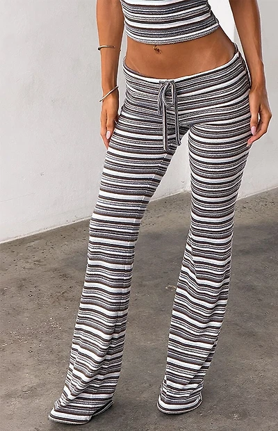 Tiger Mist Striped Dillon Lounge Flare Pants