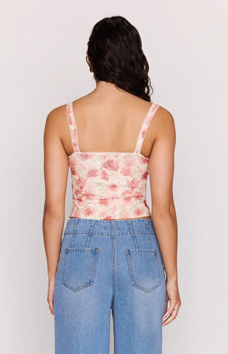 MINKPINK Camille Mesh Bustier Top