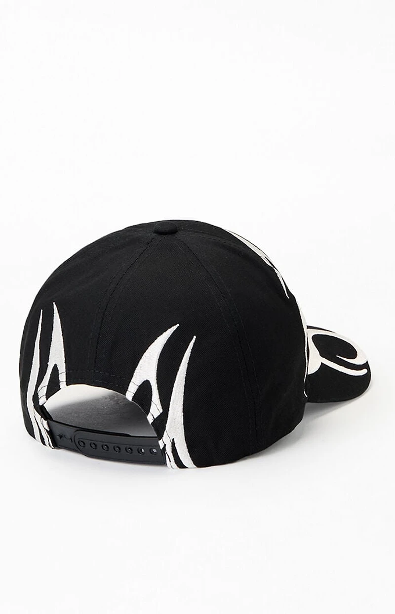 Pacsun Black Ascend Logo Snapback Hat