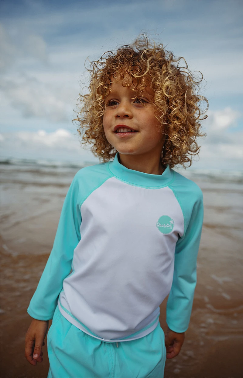 Boardies Kids Bacalar Blue Rash Guard