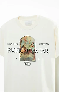 Pacsun Cream Pacific Sunwear Renaissance Oversized T-Shirt