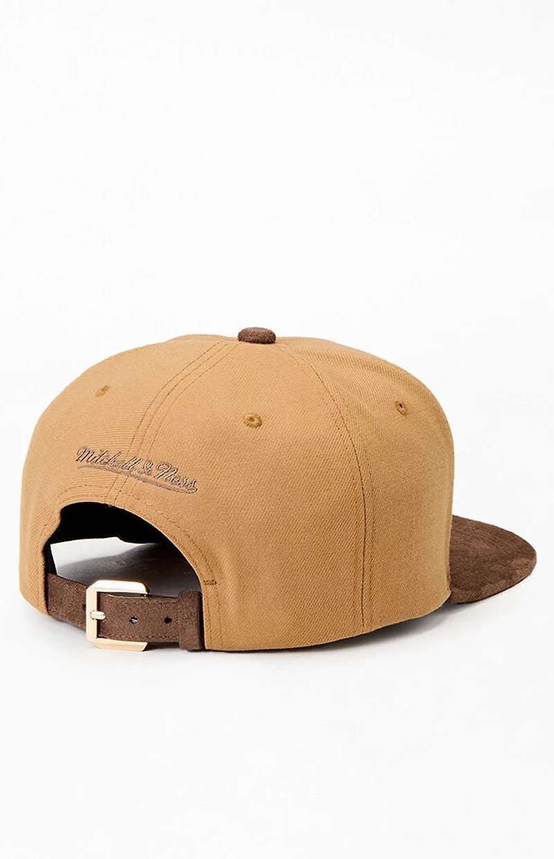 Mitchell & Ness Tan MLB SF Giants 60th Anniversary Strapback Hat