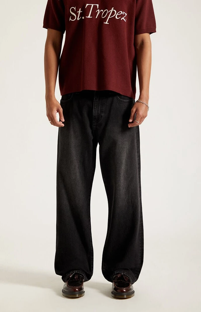 Pacsun Dylan Baggy Jeans Washed Black
