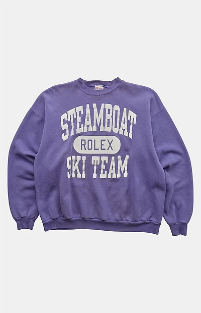 PS VINTAGE '90s Steamboat Rolex Ski Team Crew Neck Sweatshirt