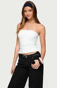 Edikted Karina Side Slit Tube Top