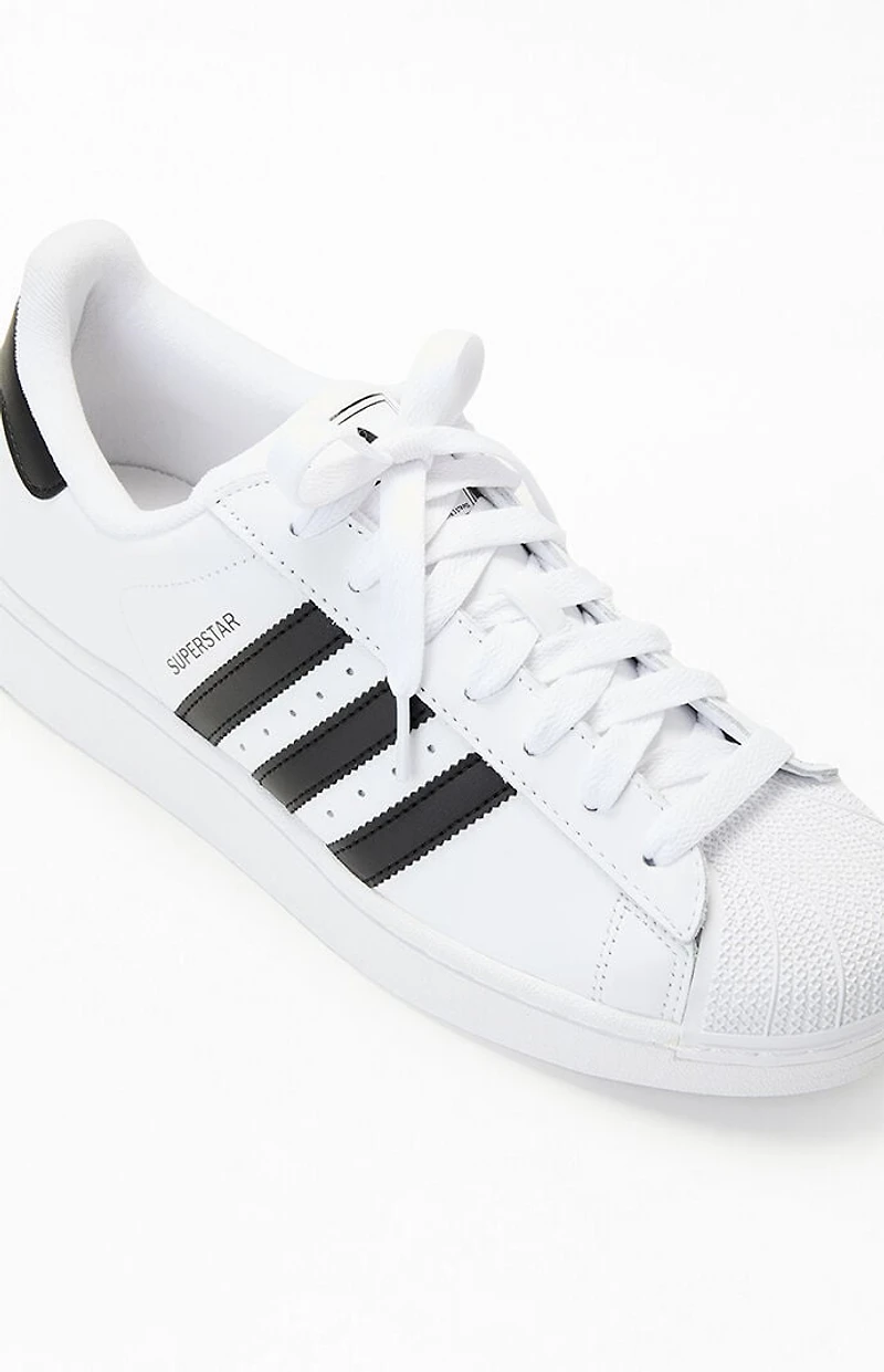 adidas White & Black Superstar II Shoes