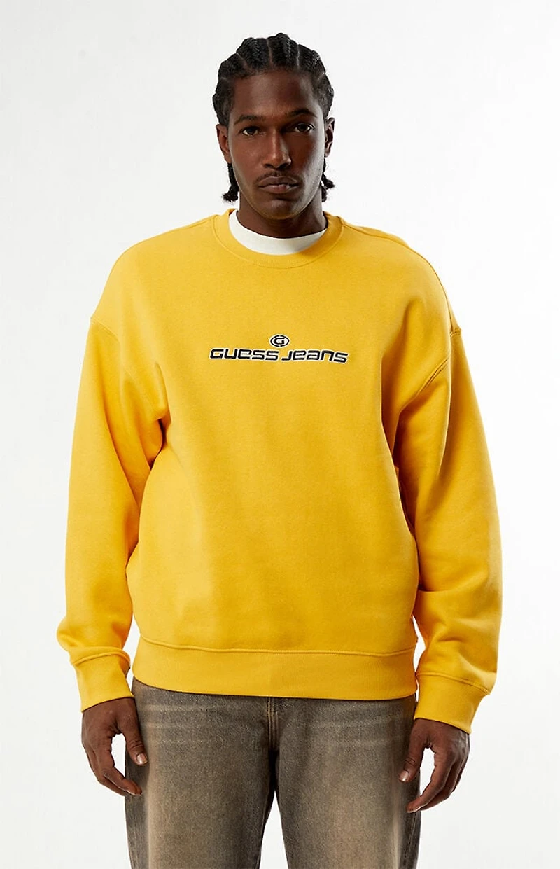 Guess Jeans Active Logo Oversized Crew Neck Sweatshirt
