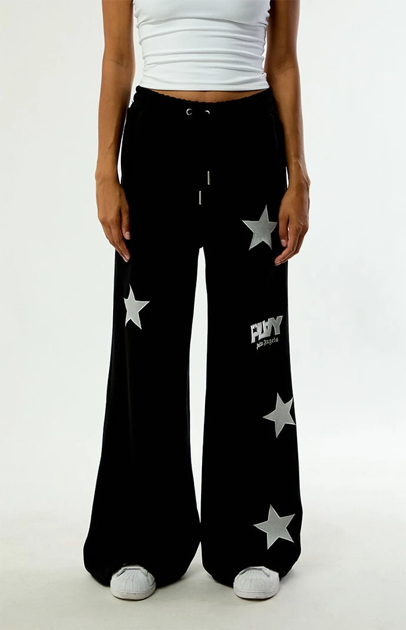 PLAY PALM ANGELS Extra Wide Leg Baggy Sweatpants