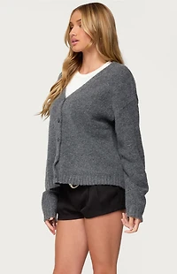 Edikted Shiraz Oversized V Neck Cardigan