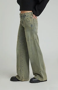 Pacsun Jessie High Waisted Baggy Carpenter Pants