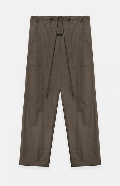 Fear of God ESSENTIALS Brown Textured Nylon Utility Pants