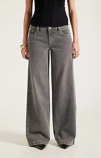 Pacsun Casey Low Rise Baggy Jeans Gray