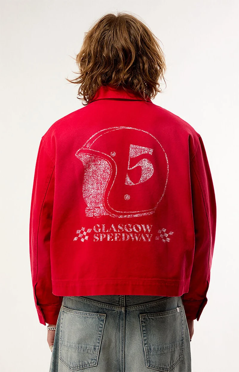 Pacsun Speedway Canvas Zip Up Jacket