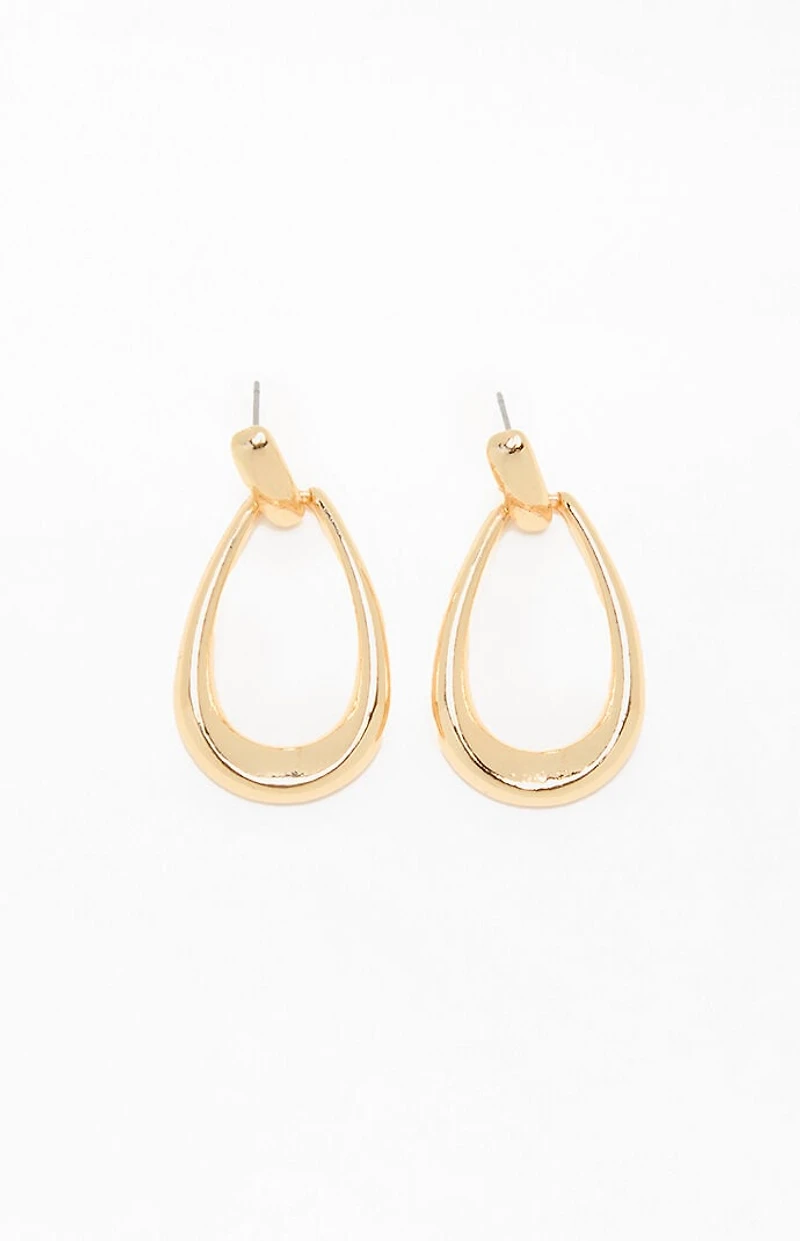 Pacsun Lucy Teardrop Hoop Earrings