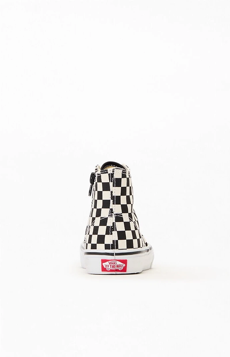 Vans Kids Black & White Authentic Hi Zip Shoes