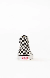 Vans Kids Black & White Authentic Hi Zip Shoes
