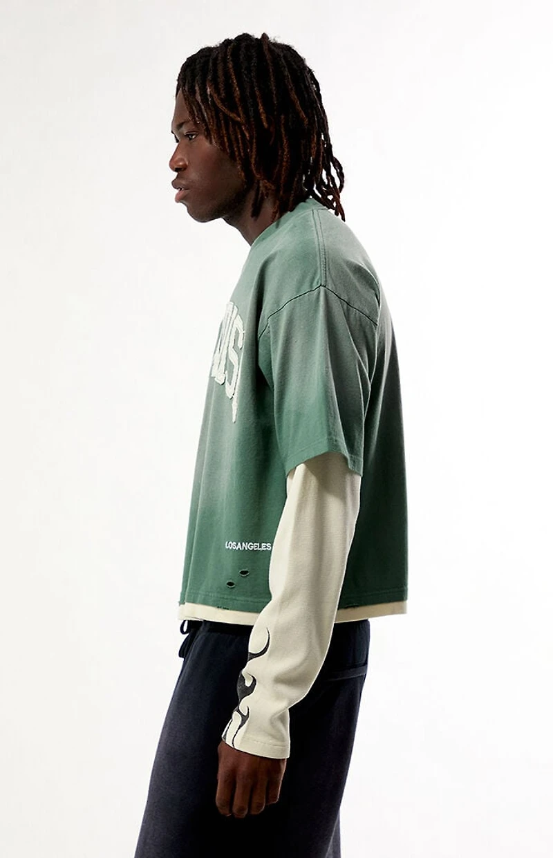Pacsun Paradise 2fer Long Sleeve Layered T-Shirt