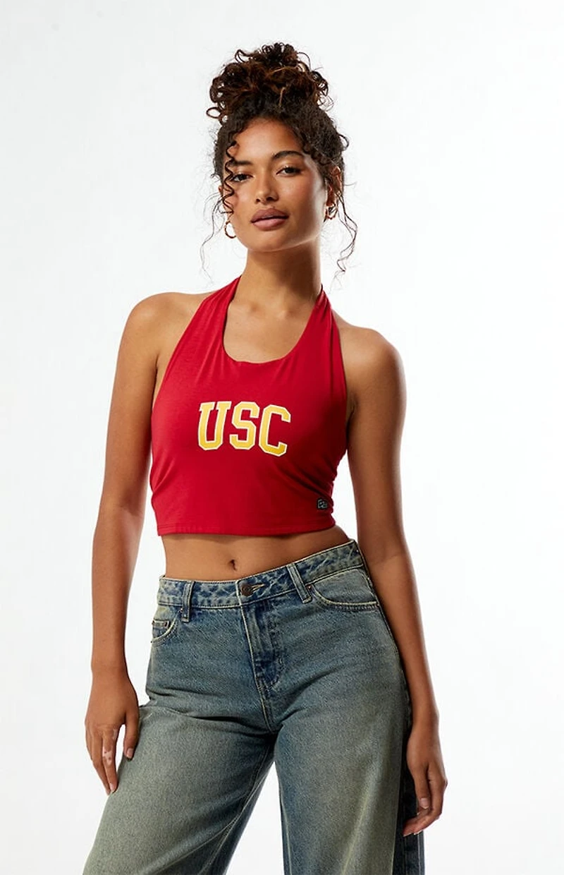 HYPE & VICE USC Trojans Tailgate Halter Top
