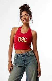 HYPE & VICE USC Trojans Tailgate Halter Top