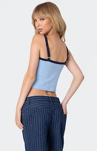 Edikted Francesca Contrast Tank Top