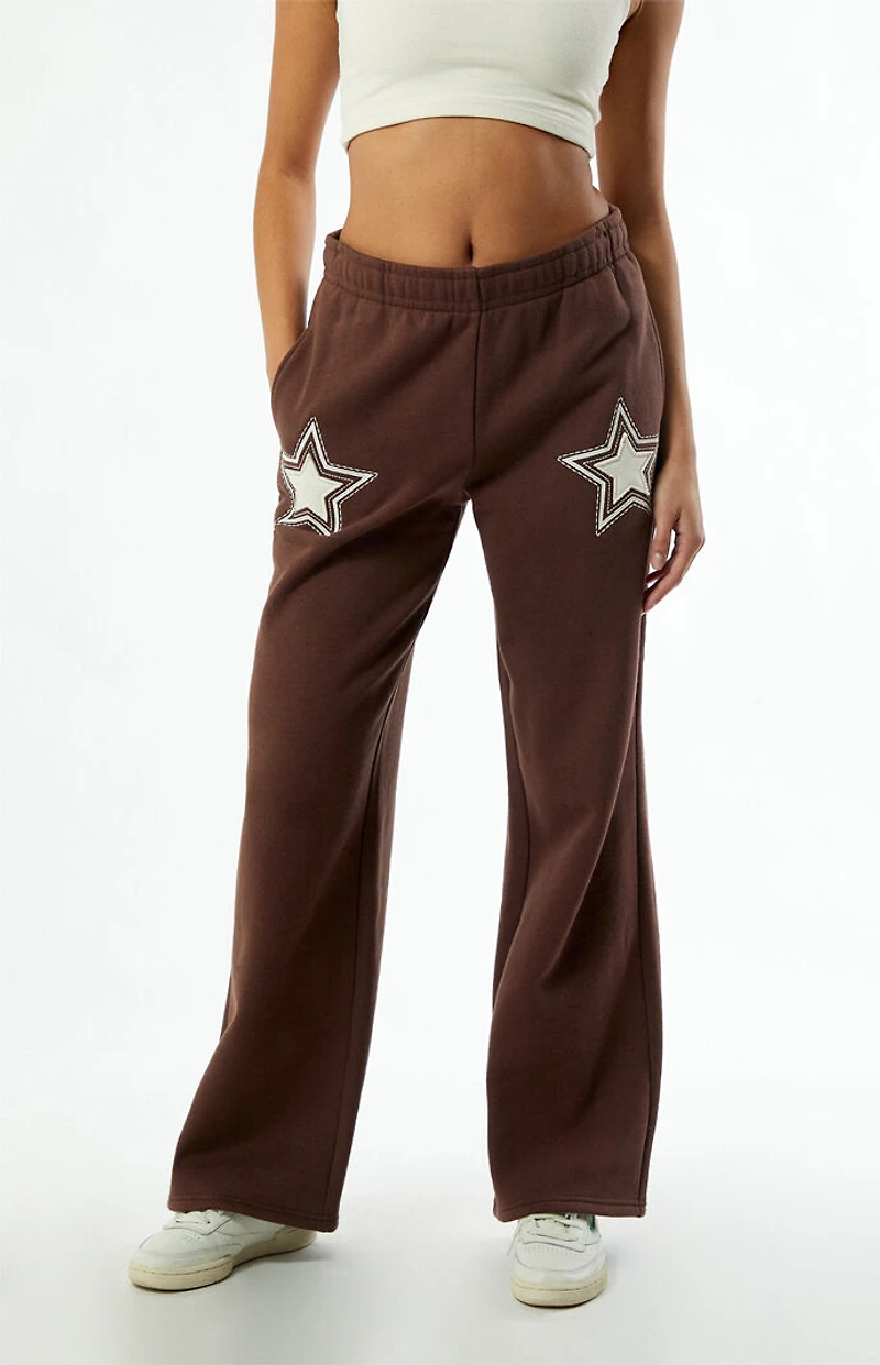 Pacsun Starred Baggy Sweatpants