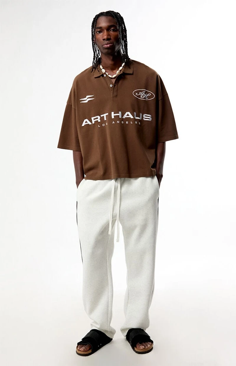 Pacsun Art Haus Boxy Polo Shirt