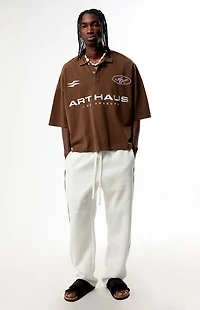 Pacsun Art Haus Boxy Polo Shirt