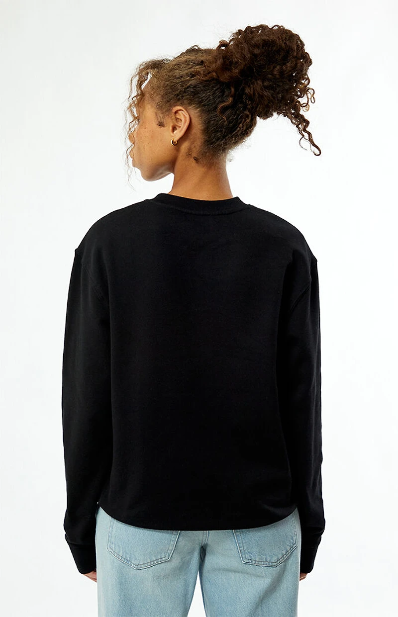 PS / LA Pool Ball Leopard Crew Neck Sweatshirt