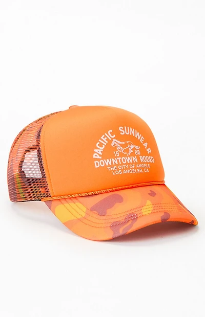 Pacsun Camo Downtown Rodeo Trucker Hat