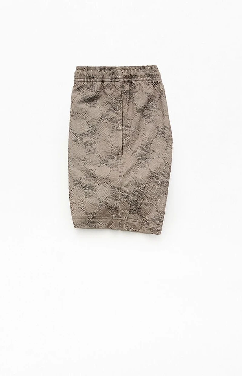 Pacsun Shell Seersucker 6.5" Swim Trunks