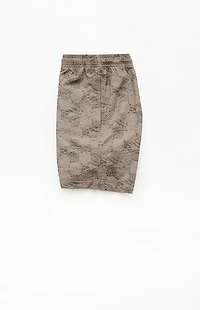 Pacsun Shell Seersucker 6.5" Swim Trunks