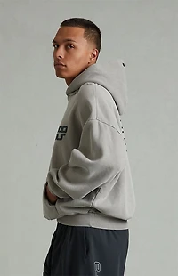 Fear of God ESSENTIALS Smoke Grey '90s Fleece Hoodie