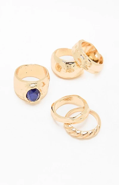Pacsun Aria Chunky Ring Set