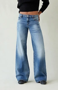 Pacsun Casey Low Rise Baggy Jeans Medium Indigo