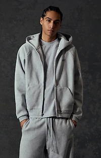 A.R.C. Heather Grey Heavyweight Standard Zip Hoodie
