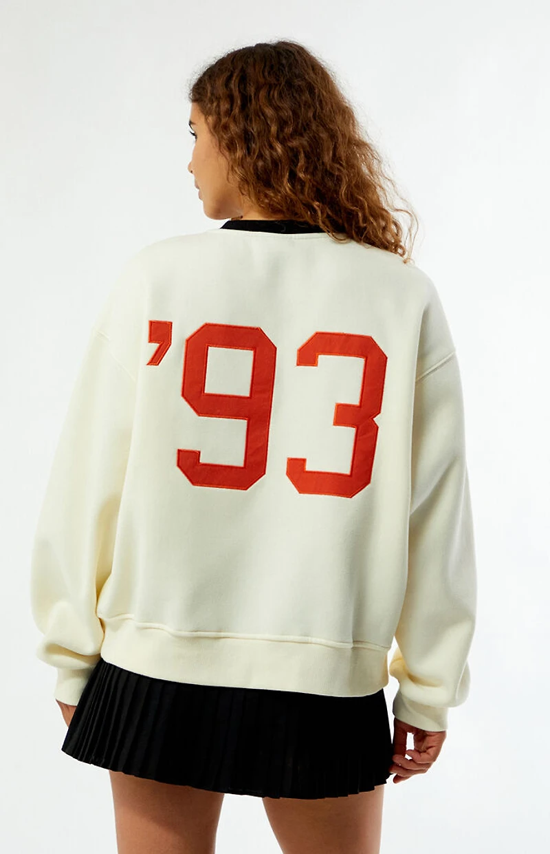 WILD COLLECTIVE x NHL Anaheim Ducks Henley Sweatshirt