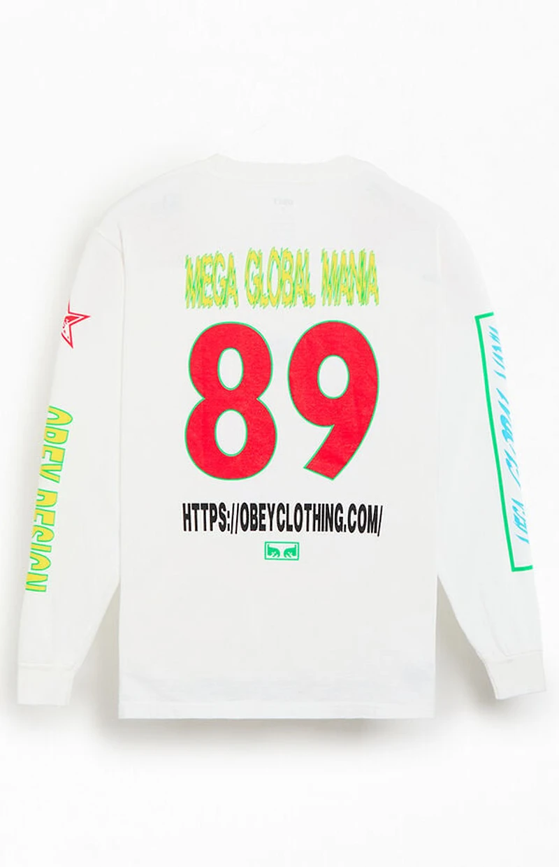 Obey Mega Global Mania Long Sleeve T-Shirt
