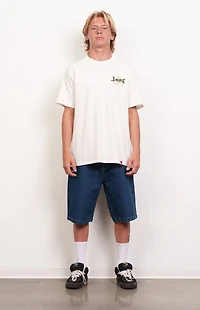 LOST Indigo Wash Slacker Denim Jorts