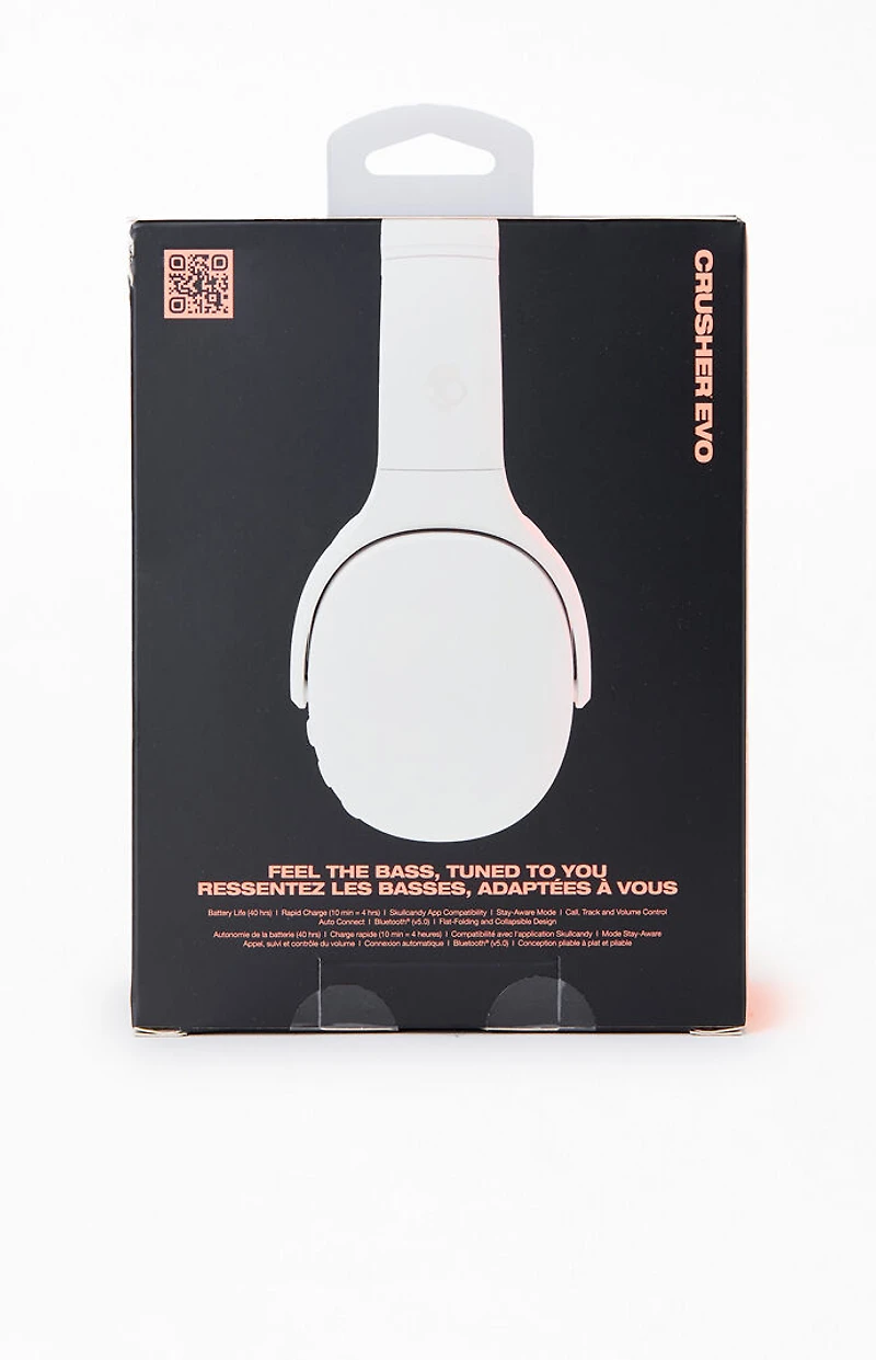Skullcandy White Crusher EVO Headphones