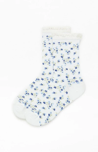 Pacsun Ditsy Flower Crew Socks